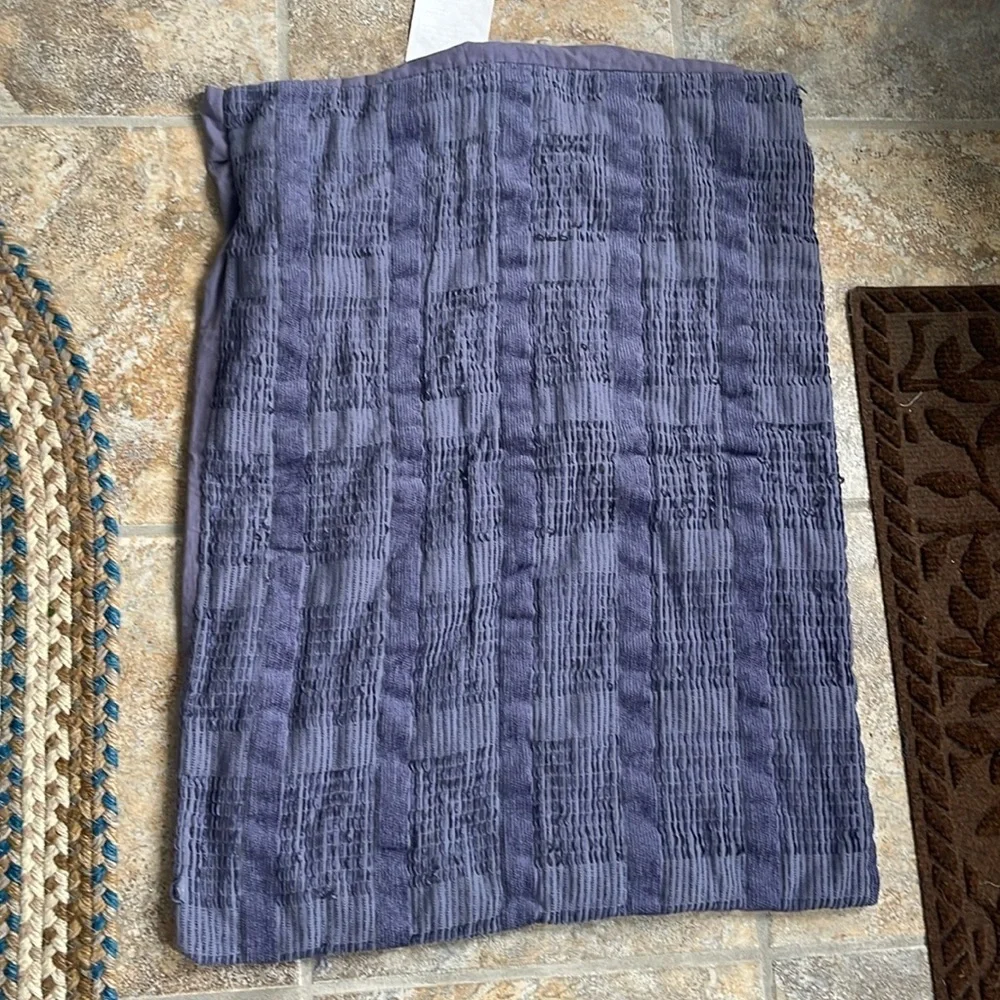 New Anthropologie Paulette Chenille Quilt Queen plus 2 shams
